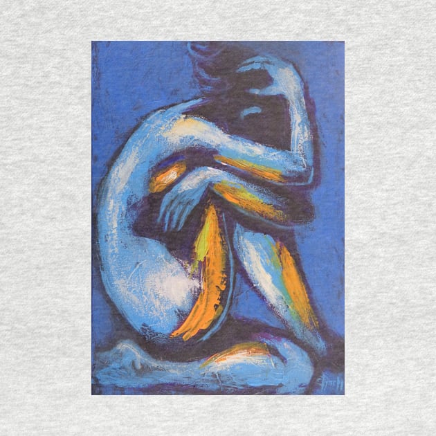 Blue Mood 3 - Female Nude by CarmenT